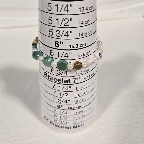 Colorful Beaded Bracelet with 'DOPE' Letters - Picture 4 of 8